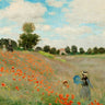 Art Print on canvas Coquelicots by Monet Claude Landscape Impressionism artwork