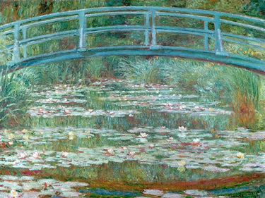 Feeling at Home Water Lily Pool landscape canvas art print by Monet Claude, featuring a serene water lily scene with vibrant colors.
