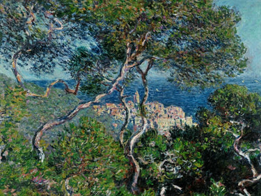 Art Print on canvas View of Bordighera,Italy by Monet Claude Landscape Realism artwork