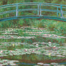 Feeling at home Water Lily Pool floral canvas art print by Monet Claude, featuring vibrant water lilies on a tranquil pond scene.
