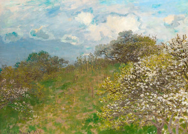 Art Print on canvas Le Printemps by Monet Claude Landscape Impressionism artwork