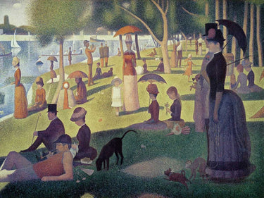 Art Print on canvas Apres-midi a l le de La Grande Jatte by Seurat Georges Landscape Post-Impressionism artwork