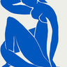 Feeling at Home Nu Bleu II collage canvas art print by Matisse Henri showcasing vibrant abstract shapes and bold colors.