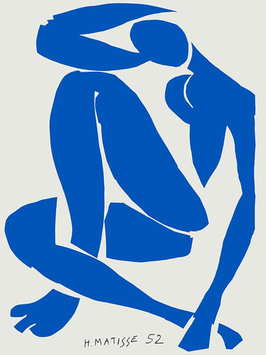 Feeling at Home Nu Bleu IV collage canvas art print by Matisse Henri, featuring vibrant abstract shapes and bold colors.