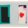 Abstract canvas art print "Le coeur" by Henri Matisse, jazz-inspired design, created by Feeling at Home.