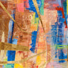 Abstract Andalusia canvas art print by Corrado Italo, featuring vibrant colors and flowing patterns, perfect for modern home decor.