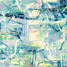 Feeling at Home Agua de Mar abstract canvas art print by Lucas, featuring vibrant ocean-inspired watercolor designs.