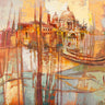 Landscape canvas art print by Florio Luigi featuring vibrant colors, designed for a stylish home decor display.