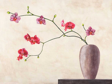 Balance Floral Canvas art print by Mills Shin featuring vibrant floral designs on a canvas for home decor.