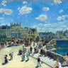 Art Print on canvas Pont Neuf Paris by Renoir Pierre-Auguste Landscape Post-Impressionism artwork
