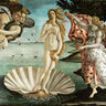 Traditional canvas art print of Botticelli's "The Birth of Venus" by Feeling at Home, showcasing the iconic Renaissance painting.