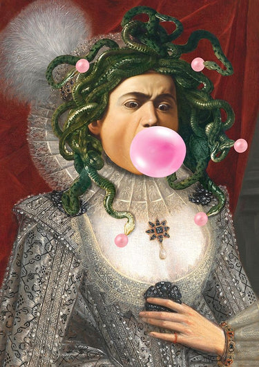Contemporary Medusa canvas art print by Spencer Matt, featuring bold, artistic design for modern home decor.