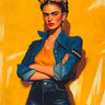 Feeling at Home Doing It! figurative canvas art print by Spencer Matt, showcasing a vibrant, expressive artwork on canvas.