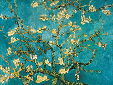 Art Print on canvas Mandorlo in fiore by Van Gogh Vincent Landscape Romanticism artwork