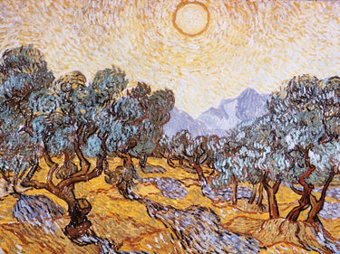 Art Print on canvas The Olive Trees by Van Gogh Vincent Landscape Modernism artwork