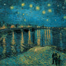 Feeling at home Van Wittel Gaspar Starry Night landscape canvas art print showcasing a starry night scene with vibrant colors and artistic detail