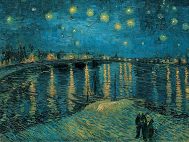 Feeling at home Van Wittel Gaspar Starry Night landscape canvas art print showcasing a starry night scene with vibrant colors and artistic detail