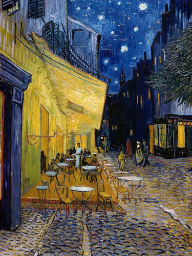 Art Print on canvas Cafe Terrace at Night by Van Gogh Vincent Landscape Impressionism artwork
