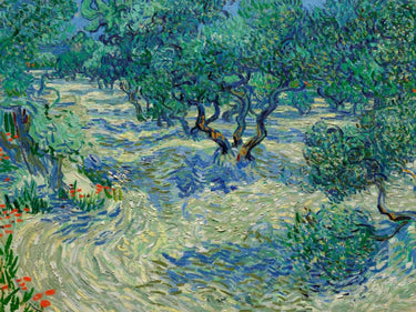Art Print on canvas Olive Orchard by Van Gogh Vincent Landscape Post-Impressionism artwork