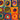 Abstract canvas art print featuring concentric circles by Kandinsky, titled "Squares," from Feeling at Home.