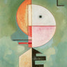Abstract Kandinsky Wassily art print featuring vibrant geometric shapes on canvas, by Feeling at Home.