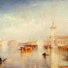 Feeling at Home art print of Turner William's The Dogana - San Giorgio from Europa Cityscape, featuring detailed cityscape canvas artwork.