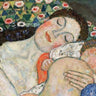 Gustav Klimt Death and Life figurative canvas art print by Feeling at Home, featuring intricate designs and vibrant colors.