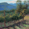 Vineyard on the Hill landscape canvas art print by Rauscher Michel, featuring scenic vineyard views in a natural, artistic style.