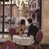 European canvas art print titled After Hours by Heighton Brent, showcasing a detailed, vibrant urban scene in a Feeling at Home style.