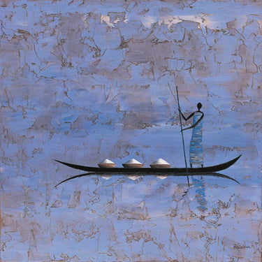 Open Voyage Coastal canvas art print by Roko Ken, featuring a serene sea scene in a calming coastal design.