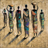 Travel By Day figurative canvas art print by Feeling at Home, featuring vibrant, detailed artwork by Simandle Marilyn.