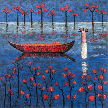 Canvas Art Print Abundant River Coastal subject by Roko Ken Fine Art Print quality