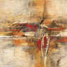 Abstract art print by Villarreal Gabriela, featuring vibrant colors and dynamic brushstrokes on canvas, from Feeling at Home.
