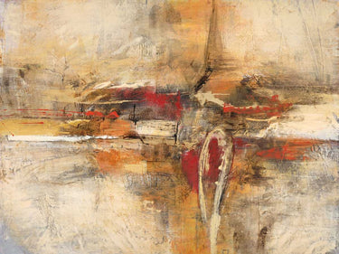 Abstract art print by Villarreal Gabriela, featuring vibrant colors and dynamic brushstrokes on canvas, from Feeling at Home.