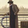 Feeling at Home Pier 56 travel canvas art print by Rauscher Michel, featuring a scenic coastal view in soft, artistic tones.