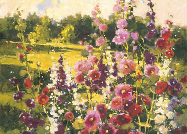 Feeling at Home Garden Meadow Museum canvas art print by Heighton Brent, featuring a serene garden scene on textured canvas.