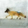 Fox Hunt 1 animals canvas art print by Roko Ken, featuring detailed fox and wildlife scene, suitable for home decor.