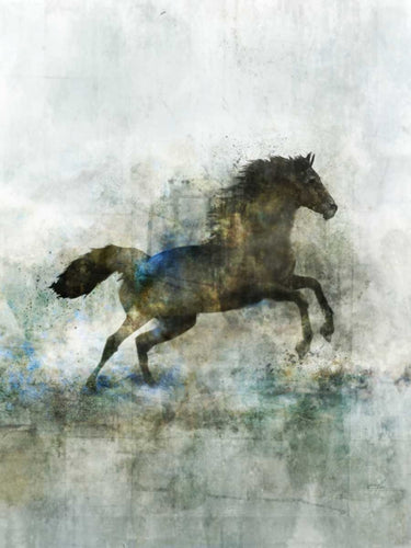 Abstract canvas art print titled Lonestar 2 by Roko Ken, featuring vibrant, modern design from Feeling at Home.
