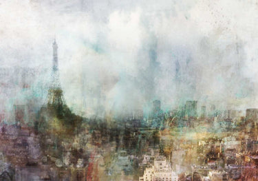 Abstract Paris canvas art print by Vandenack Toby, featuring vibrant, modern artwork on a textured canvas for stylish wall decor.