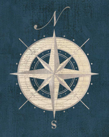 Compass Rose travel canvas art print by Feeling at Home featuring a detailed compass rose design on canvas.