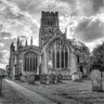 Canvas Art Print Old church in Northleach town - Cotswolds - UK Photography subject by Flint Helen Fine Art Print quality