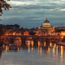 Canvas art print of Basilica di San Pietro in Vatican Rome by Frank Assaf, showcasing Rome’s iconic religious architecture.