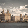 Canvas Art Print Liverpool skyline across the River Mersey, UK Photography subject by Consani Chris Fine Art Print quality