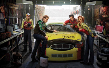 Canvas Art Print Eternal Speedway Pop Culture subject by Holzner Renate Fine Art Print quality