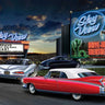 Canvas Art Print Skyview Drive In Pop Culture subject by Kostka Vladimir Fine Art Print quality