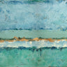 Canvas Art Print Bluegreen Harmony Abstract subject by Verbeek-Van Den Broek Fine Art Print quality