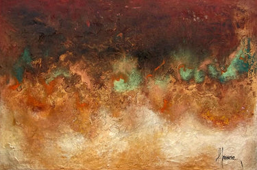Canvas Art Print INNER EARTH Abstract subject by Verbeek-Van Den Broek Fine Art Print quality