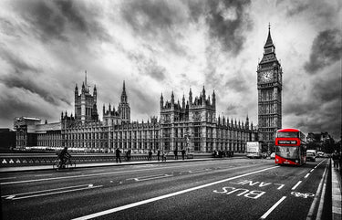 Canvas Art Print London Doubledecker Photography subject by Alma-Tadema Lawrence Fine Art Print quality