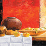 Canvas Art Print Still life with apples II Still-Life subject by Audivert Eduardo Fine Art Print quality