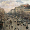 Canvas Art Print Boulevard Montmartre, Afternoon Sun, 1897 Museum subject by Roesen Severin Fine Art Print quality